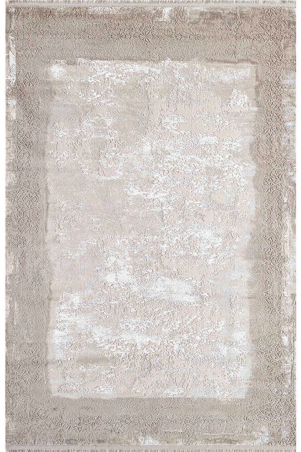Monet Mt40d Bej Kahve Modern Makine Halısı - 1