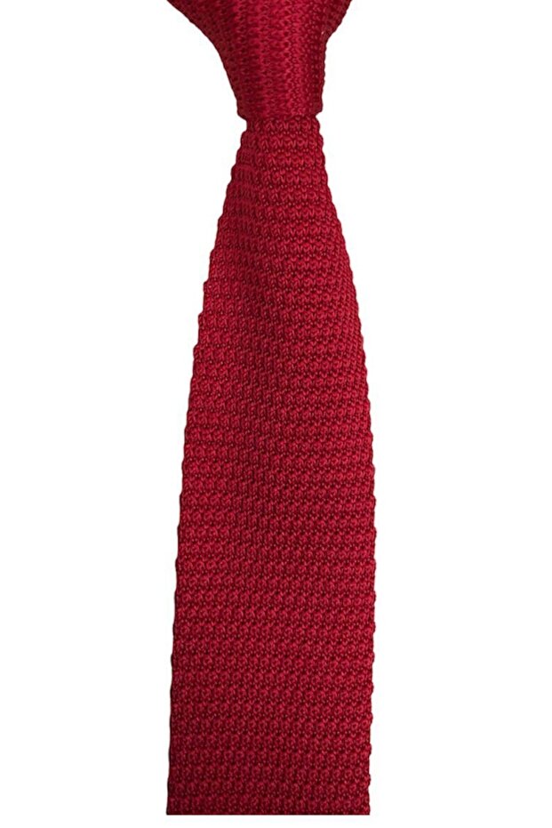 Red Knitted Tie