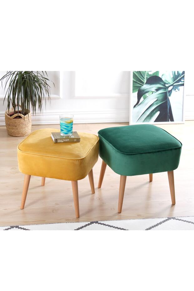 Bolien Puf - Sarı - 6