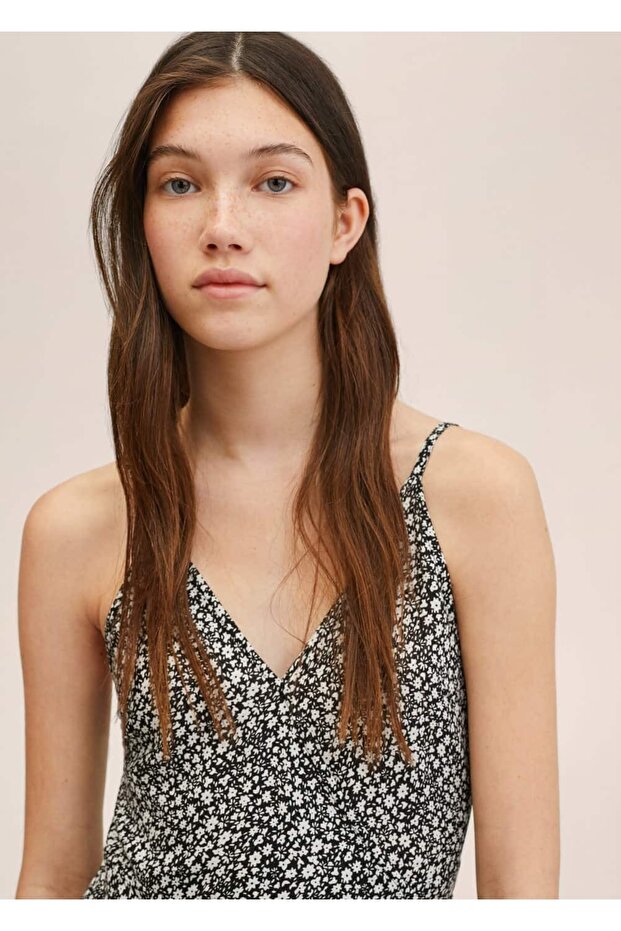 Çiçek Desenli Elbise - 5