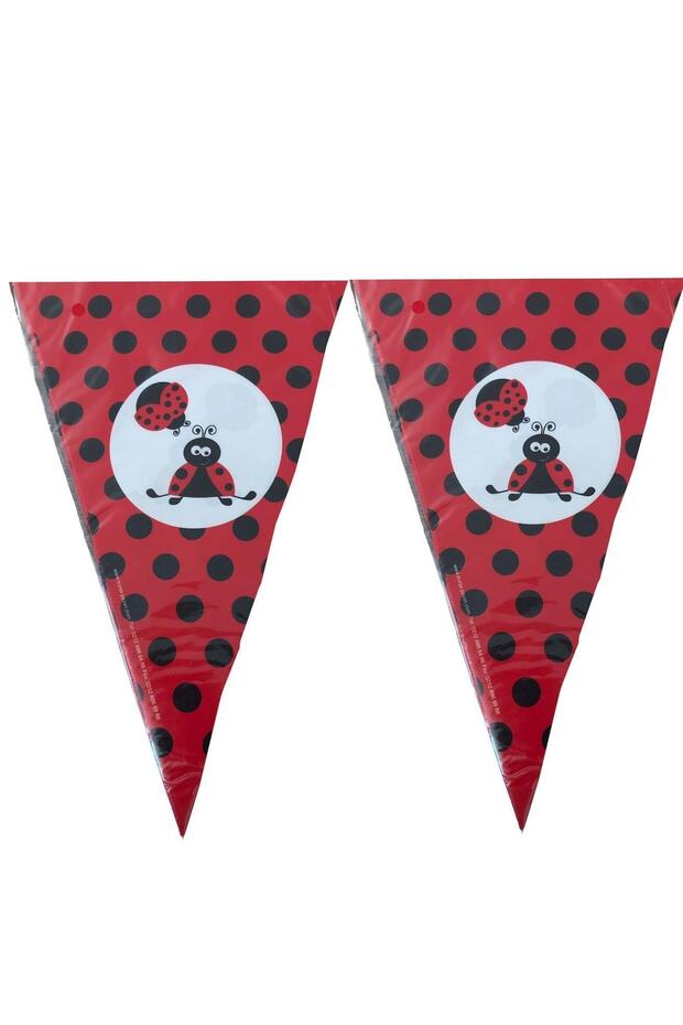 راية منقوشة على شكل خنفساء - 1