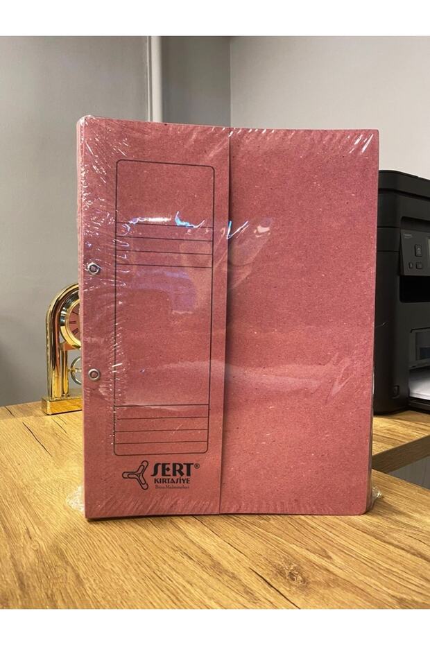 sert kırtasiye büro malzemeleri Yarım Kapak Dosya Pembe 50li Pk Economik