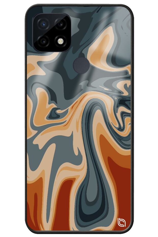 Oppo Realme C21 Swirl Premium Pattern Glossy Phone Case