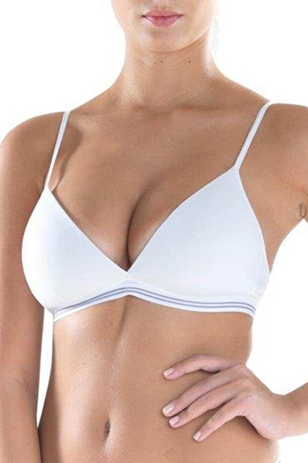 Young Girl Waiter White Bra 1566