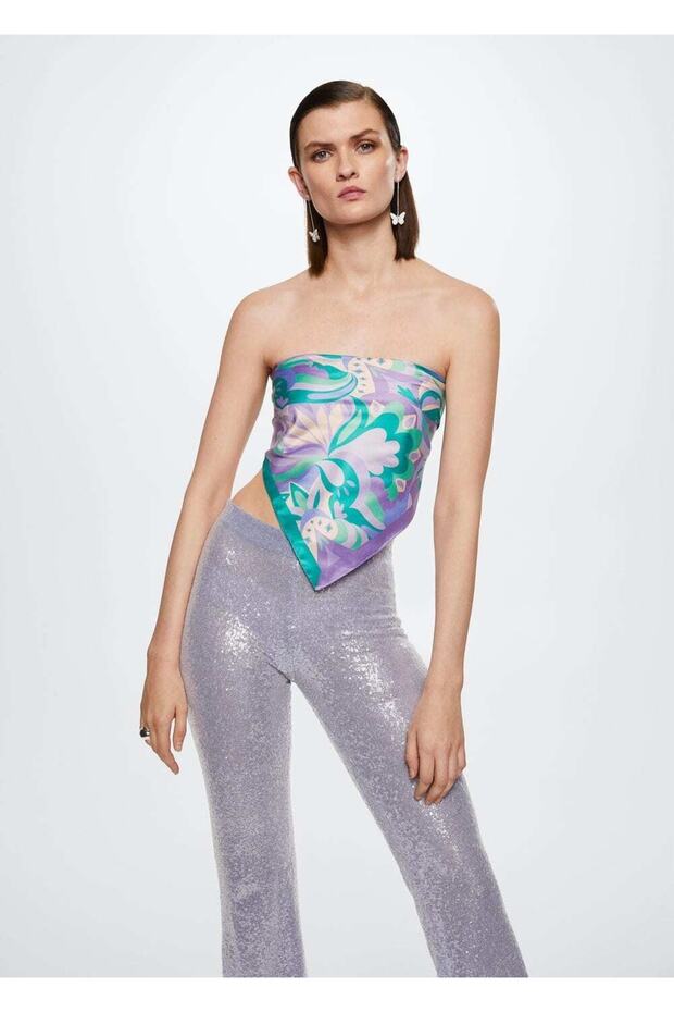 Payetli Pantolon - 7