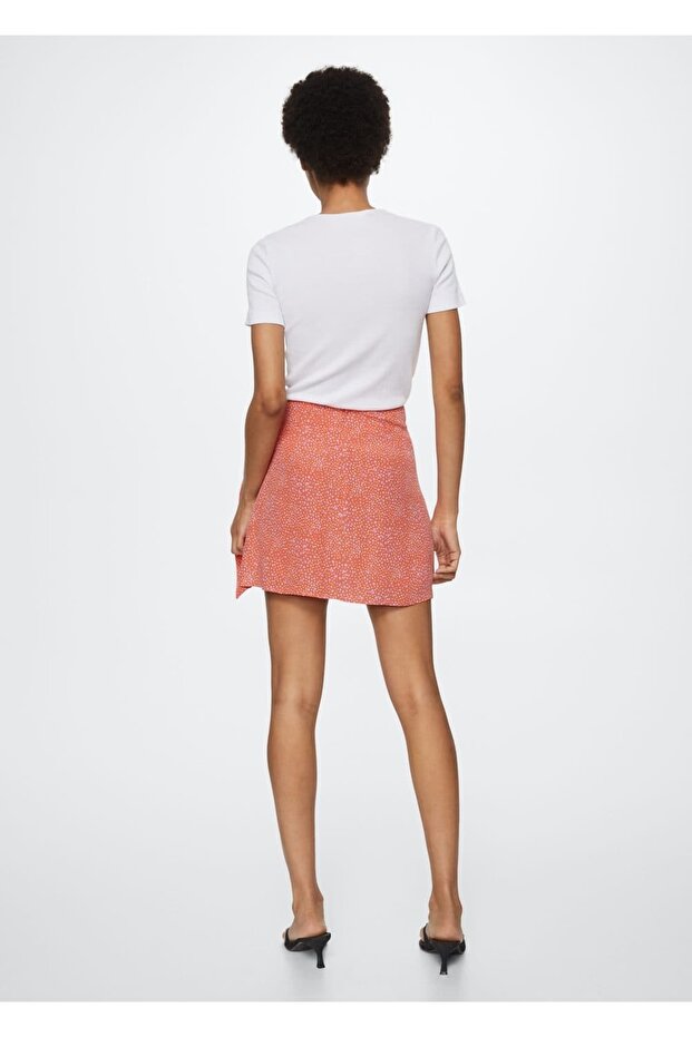 Anvelop Kesim Desenli Etek - 4