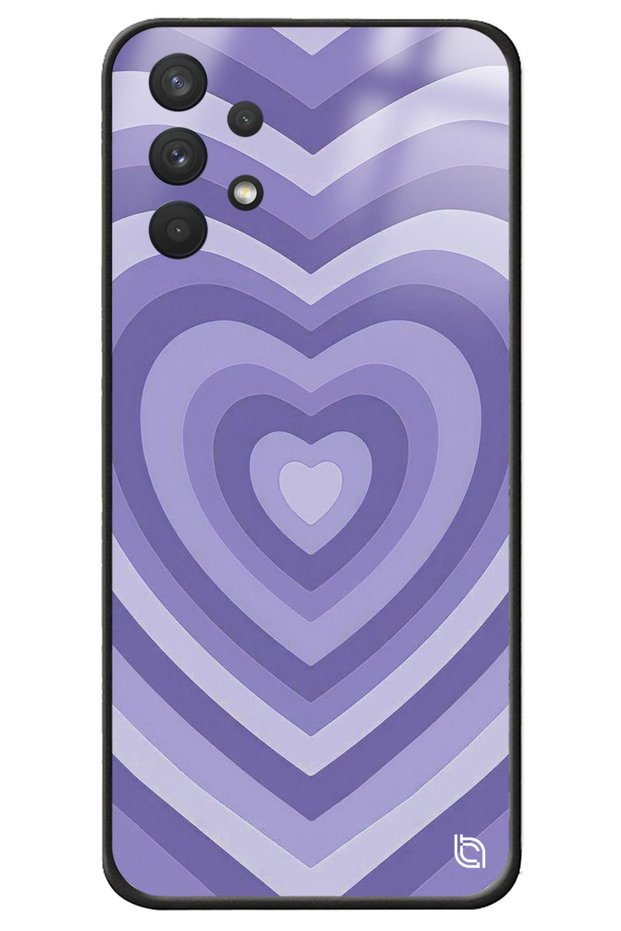 Samsung A32 Hearts Premium Patterned Glossy Phone Case