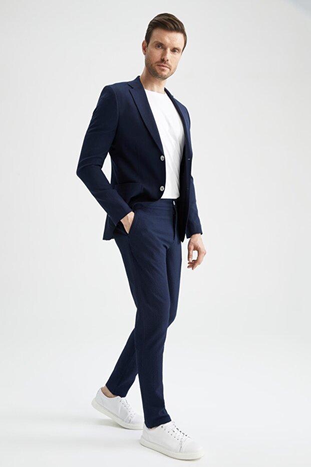 Slim Fit Blazer Ceket - 6
