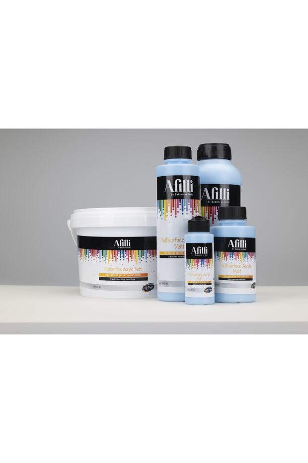 Afilli Multisurface Akrilik Mat 120 ml Andezit 20 - 4