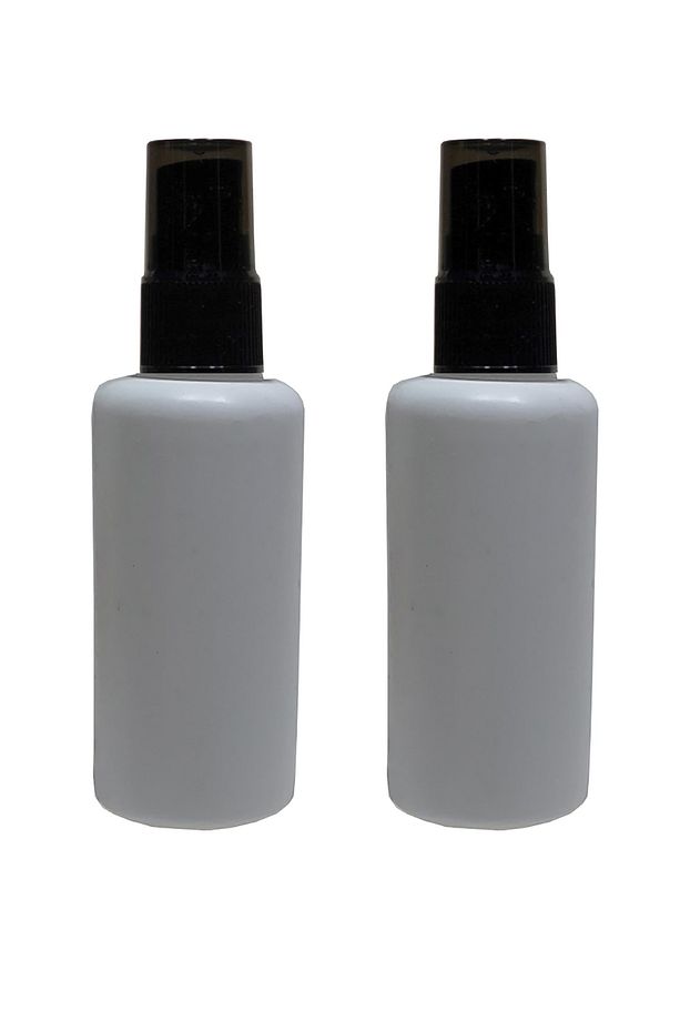 2 Adet 30 Ml Polietilen Sprey Şişe Siy - 1