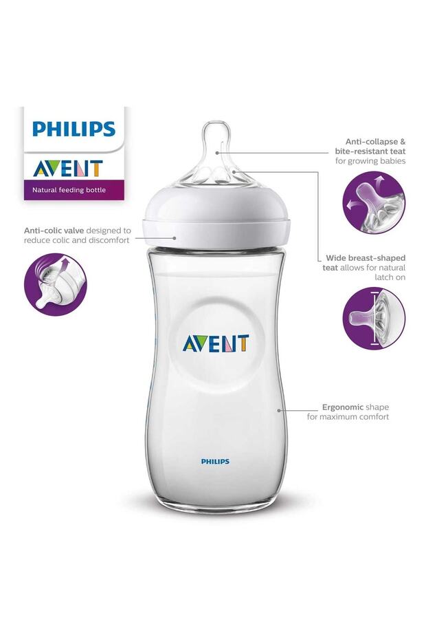 Phlips Natural Pp Biberon- 330ml - 3
