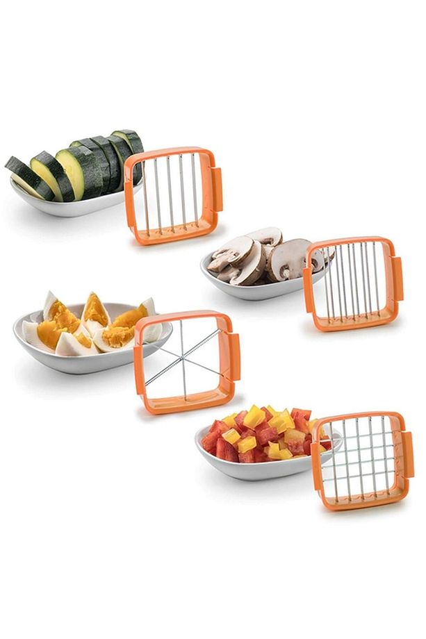 Quick 5 In 1 Büyük Hazneli Pratik Hızlı Meyve Sebze Doğrayıcı Rende - 2