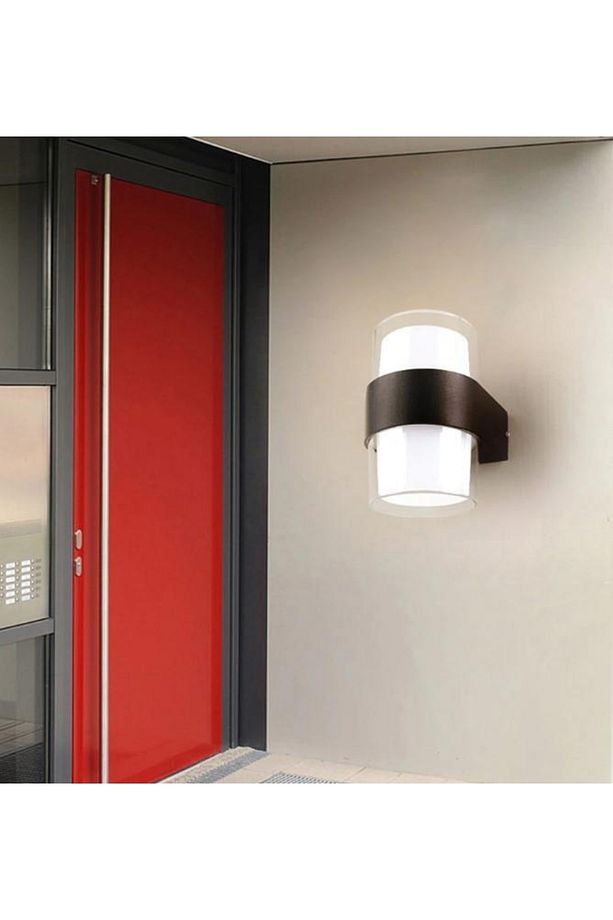 12 W Ip64 Modern Dış Ve Iç Mekan Duvar Aplik Lamba Su Geçirmez - 4