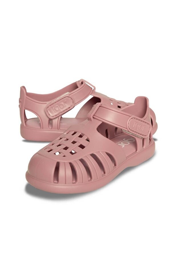 Tobby Solid Çocuk Sandalet - Pembe - 3