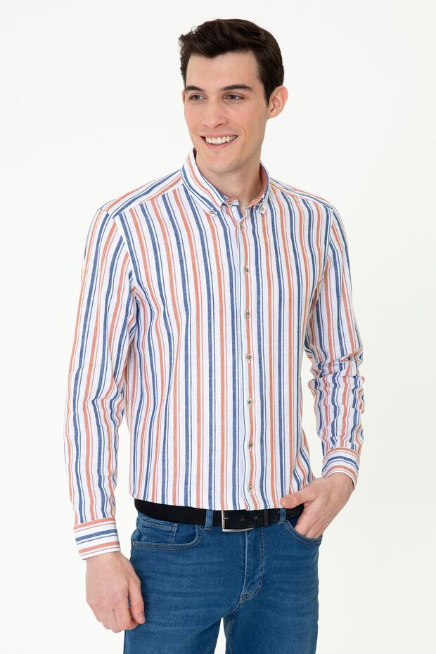 Men's Orange Shirt G021Sz004.000.1373667