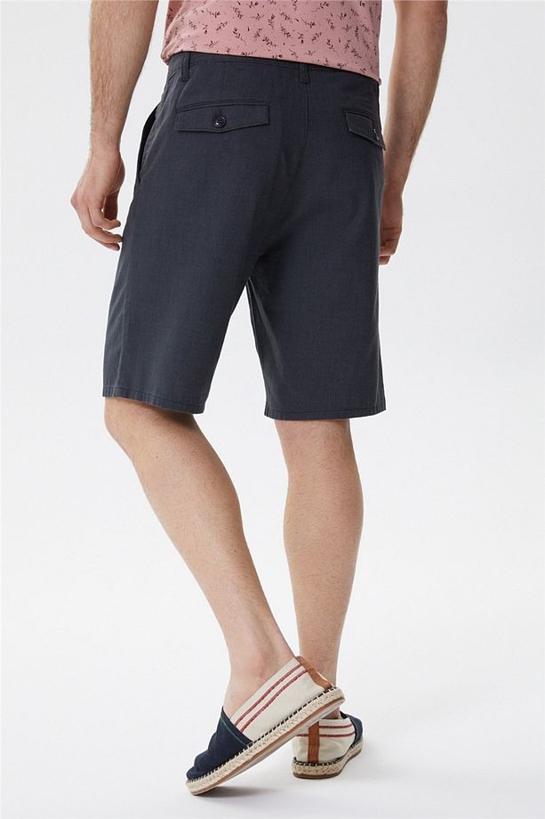 Willy Erkek Chino Şort Camel - 4
