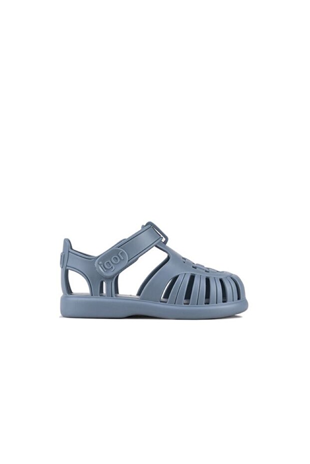 Tobby Solid Boy's Ocean Blue Sandals - 2