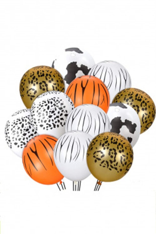 Mixed Safari Themed Latex Balloon