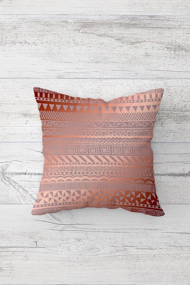 One Side Printed Hidden Zipper Decorative Pillowcase Throw Pillow Case Seat Pillowcase