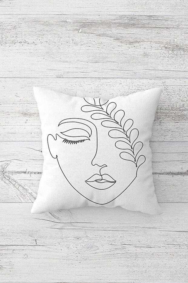 One Side Printed Hidden Zipper Washable Stain Resistant Decorative Throw Pillow Cover Pillow Case