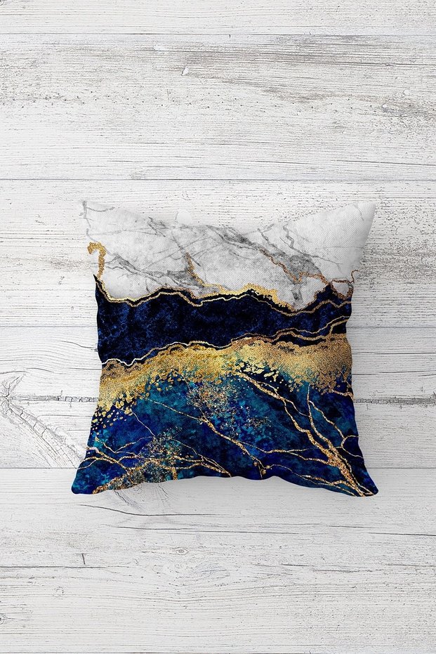 One Side Printed Hidden Zipper Washable Stain Resistant Decorative Throw Pillow Cover Pillow Case
