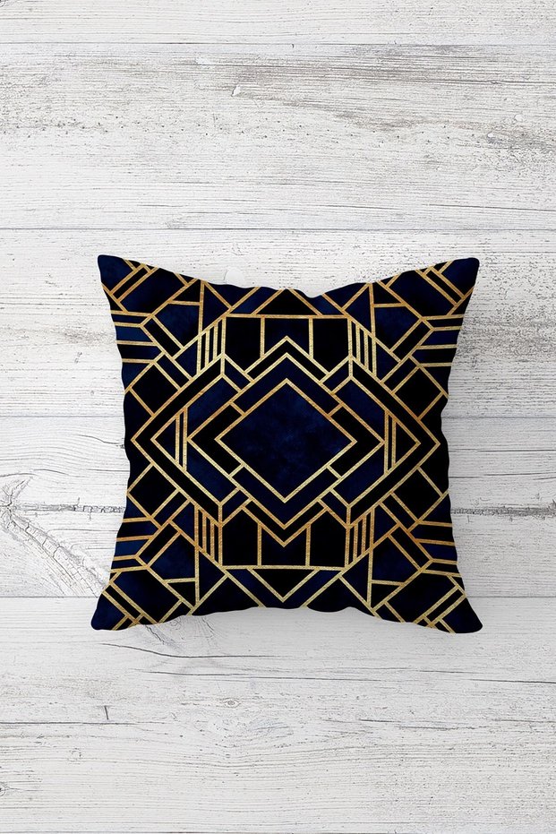 One Side Printed Hidden Zipper Decorative Pillowcase Throw Pillow Case Seat Pillowcase