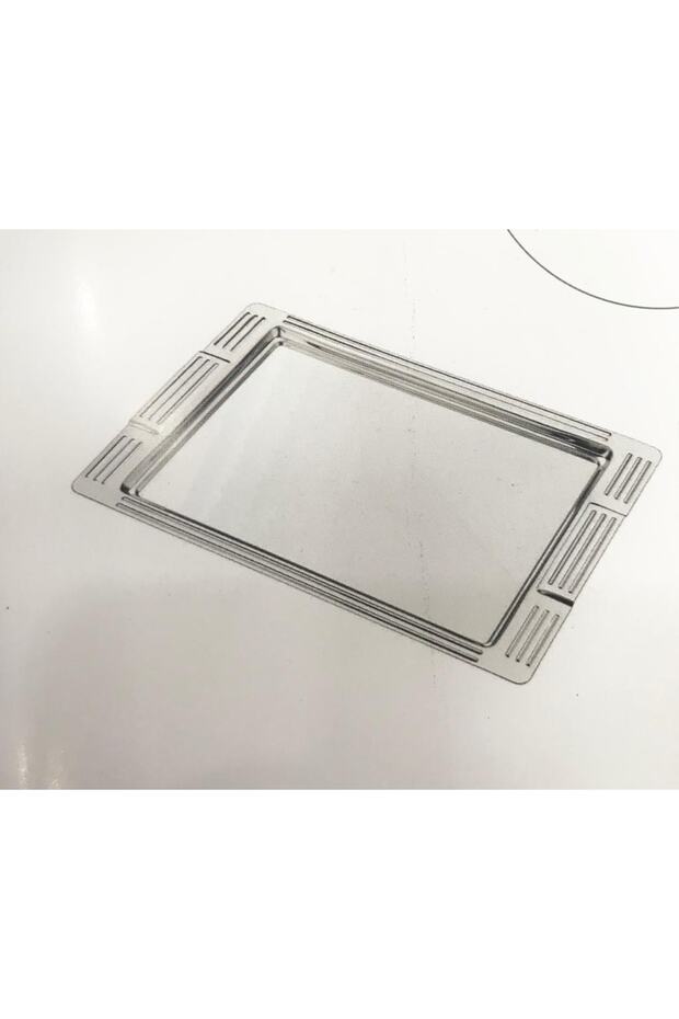 Paslanmaz Çelik Çay Tepsisi - 1