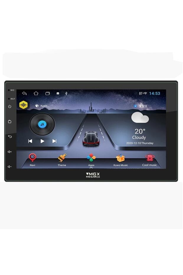 Kdm7002and 7 Inç 2 Gb Ram Bt/wi-fi Android 10 Double Monitör Teyp Uyumlu - 1