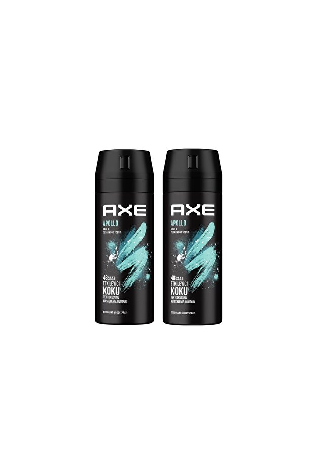 Erkek Deodorant & Bodyspray Apollo 48 Saat Etkileyici Koku 150 Ml 2 Adet - 1
