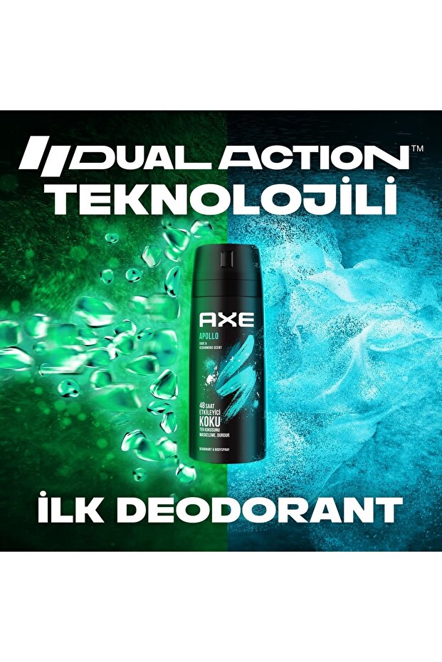 Erkek Deodorant & Bodyspray Apollo 48 Saat Etkileyici Koku 150 Ml 2 Adet - 7