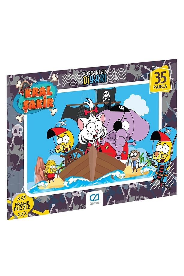 CA 5049-5050 Kral Şakir Frame Puzzle 35 Parça-CA Games - 1