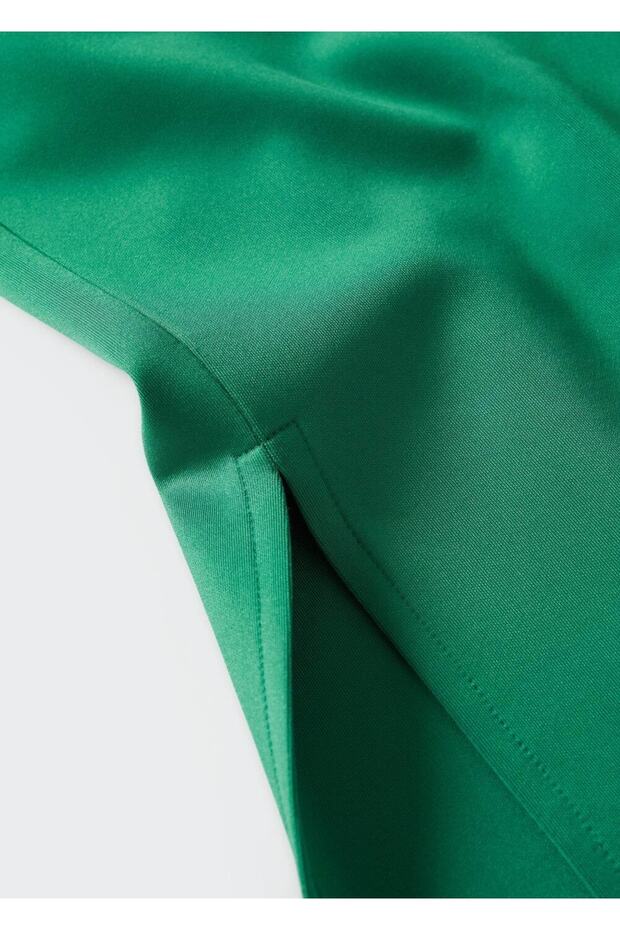 Paçaları Yırtmaçlı Pantolon - 6