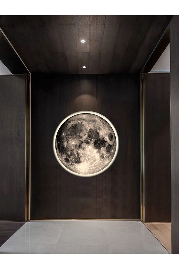 New-moon, Modern Aplik, 30cm Led 25watt, Led Duvar Aplikleri, Yatak Odası Aplik, Yatak Başı Aplik - 6