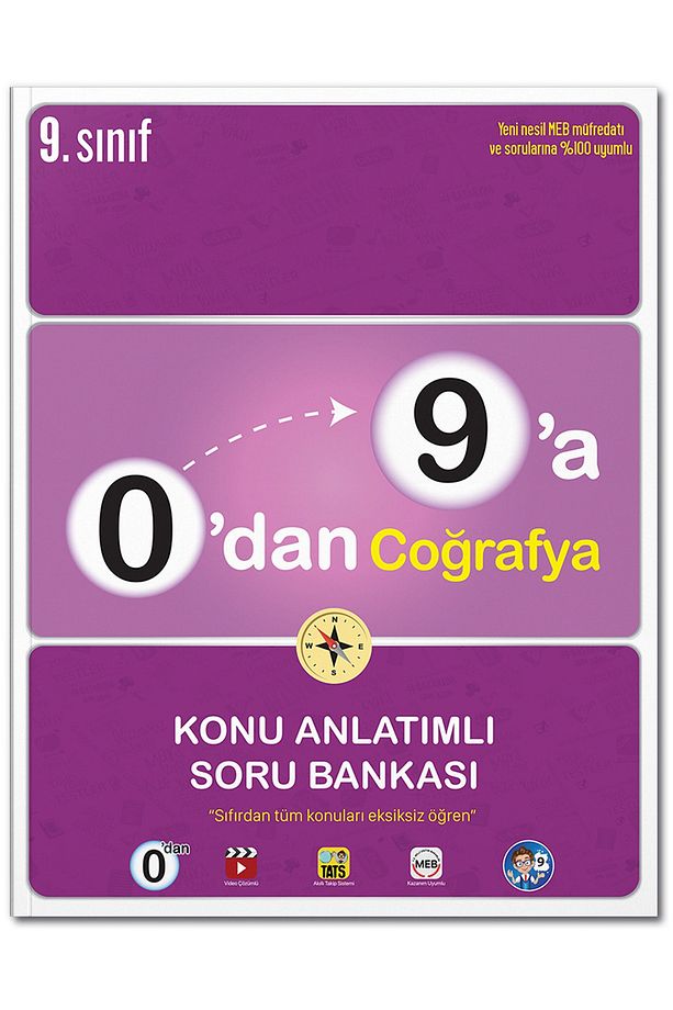 Tonguç 9. Sınıf 0'dan 9'a Coğrafya Konu Anlatımlı Soru Bankası - 1