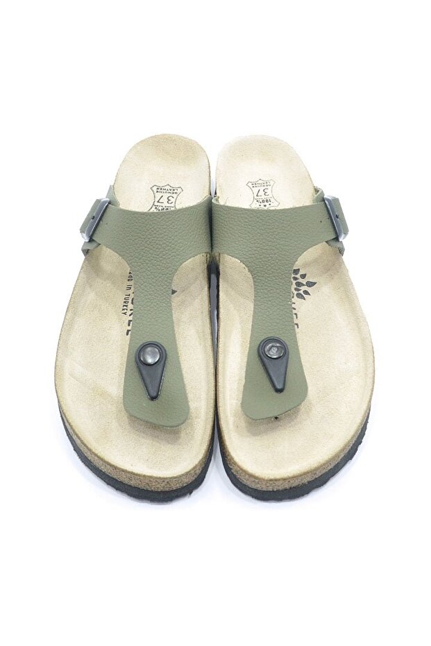 Pa_Khaki Slippers