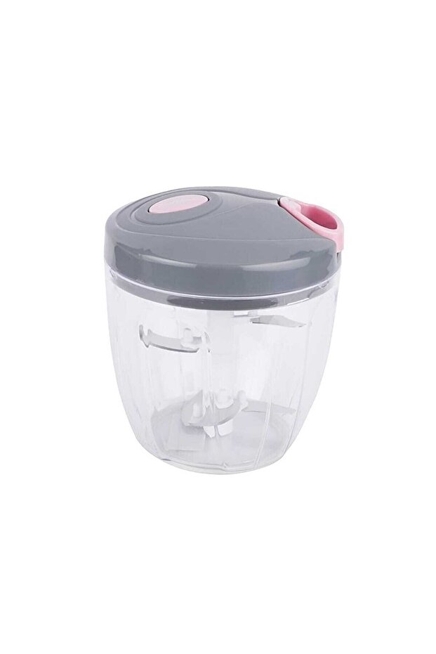 900 مل مفرمة عملية باللون الوردي الفاتح والرمادي - 1