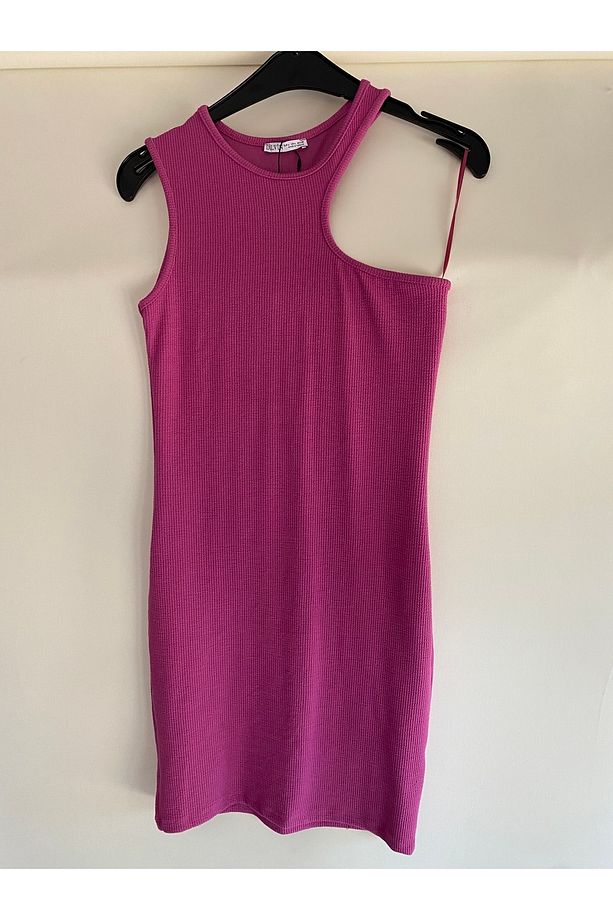 Fitilli Mini Elbise - 1