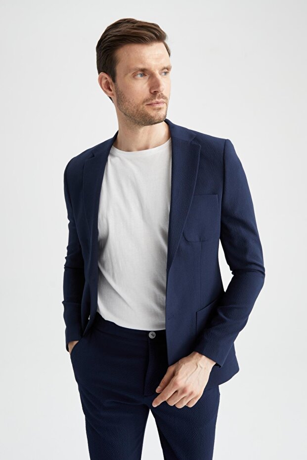 Slim Fit Blazer Ceket - 7