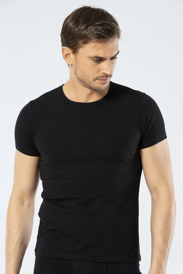 Cotton & Lycra, O-Neck Short Sleeve Men's T-shirt