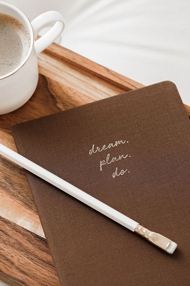 14x20 Sert Kapak Defter Noktalı Kahverengi - 2