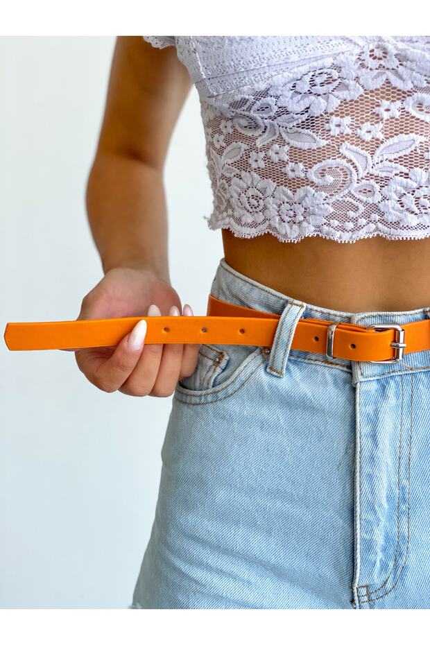 Turuncu Ince Kemer - 3