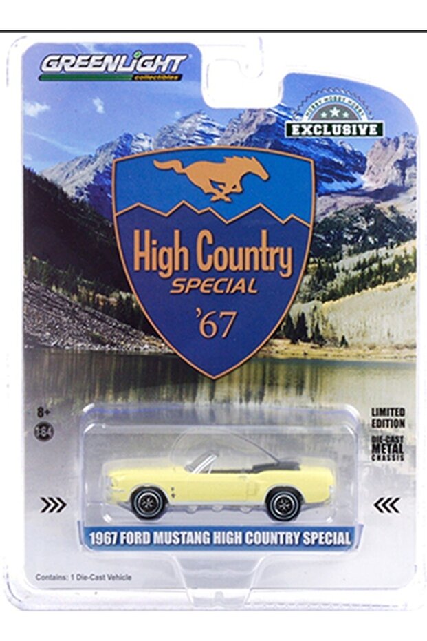 1967 Ford Mustang Gt Fastback High Country Special 1/64 Model Car