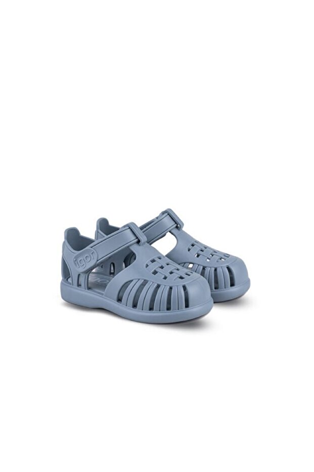 Tobby Solid Boy's Ocean Blue Sandals - 1