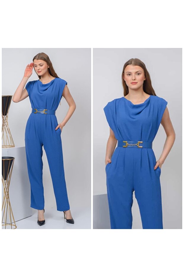 Chain Belted Jumpsuit