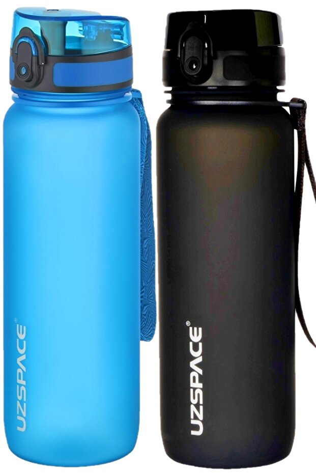800Ml Tritan Water Bottle - 25 Cm, Set of 2, No Bpa Odor Leakage