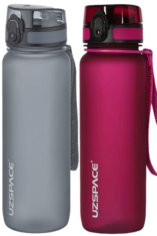 Set of 2 800ml -new Size-length 25 cm-tritan Water Bottle Bpa No Odor Leakage