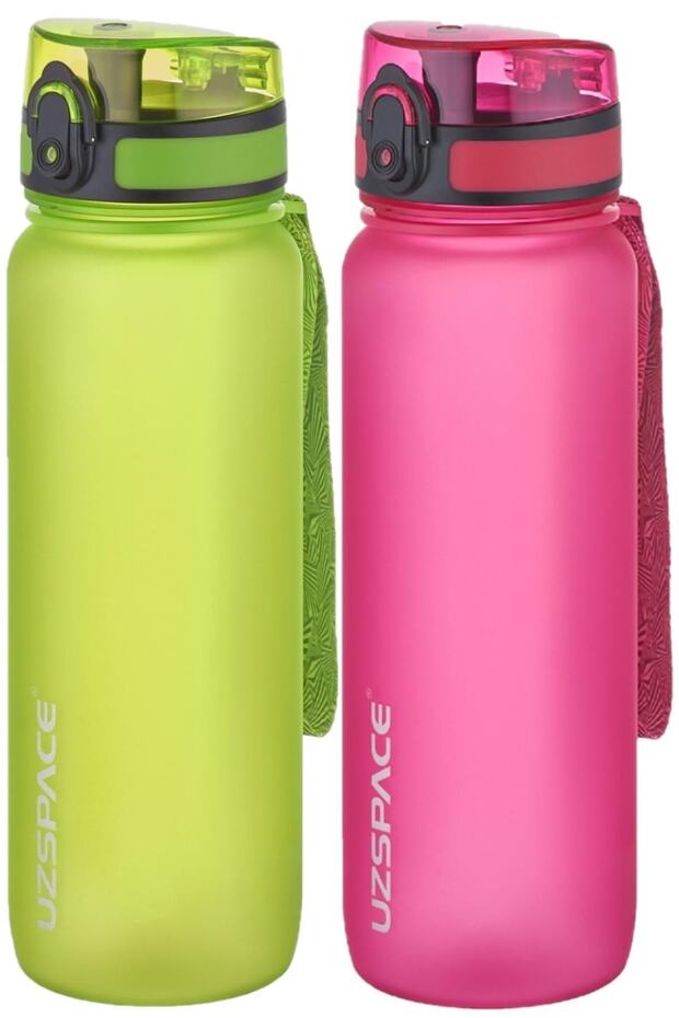 Set of 2 800ml -new Size-length 25 cm-tritan Water Bottle Bpa No Odor Leakage