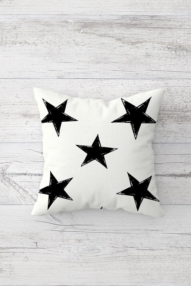 One Side Printed Hidden Zipper Decorative Pillowcase Throw Pillow Case Seat Pillowcase
