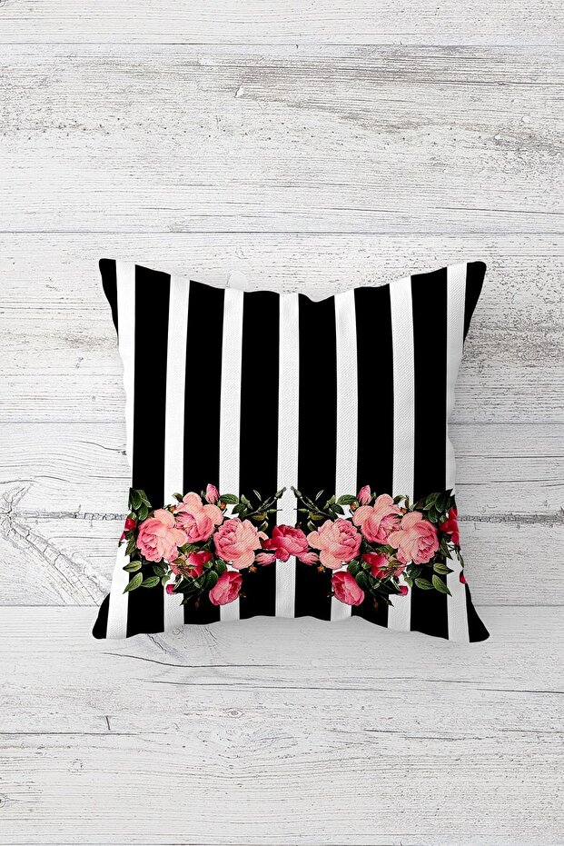 One Side Printed Hidden Zipper Decorative Pillowcase Throw Pillow Case Seat Pillowcase