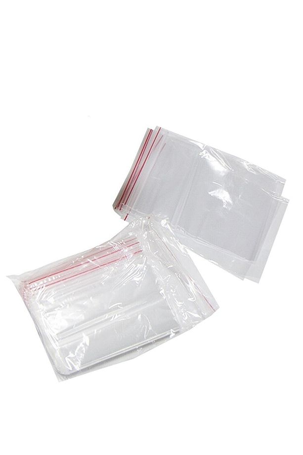 Kilitli Poşet Kilitli Torba 9x11cm (100 Adet) Kına Ve Çerez Poşeti - 3